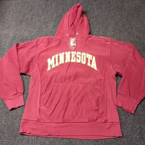 Vintage Steve & Barrys‎ Minnesota Sweater Adult Medium Maroon Sewn Logo